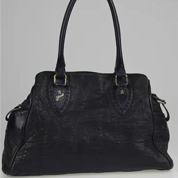 Fendi Black Leather Shoulder Bag Timeless Design - Picture 16 of 16